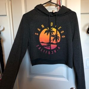 New!! Crop top hoodie😍 ❤️